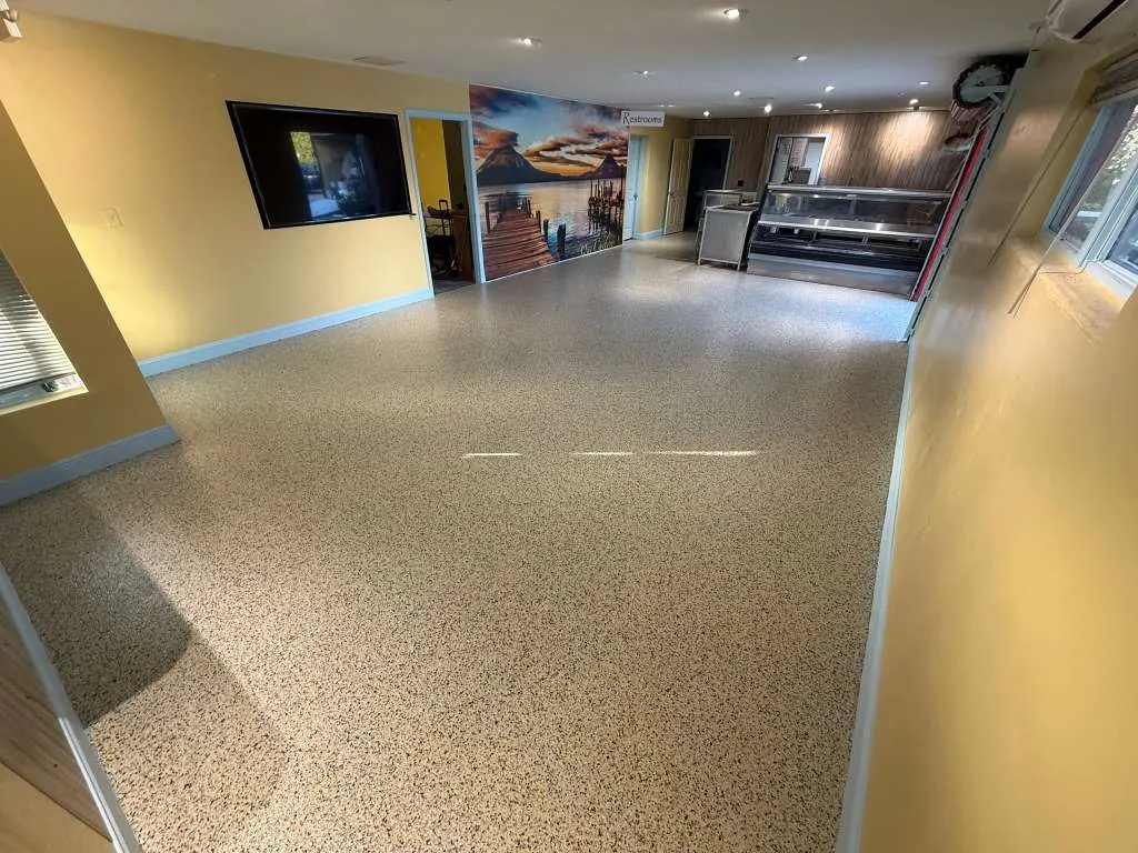Commercial Flake Epoxy Floor Naples FL