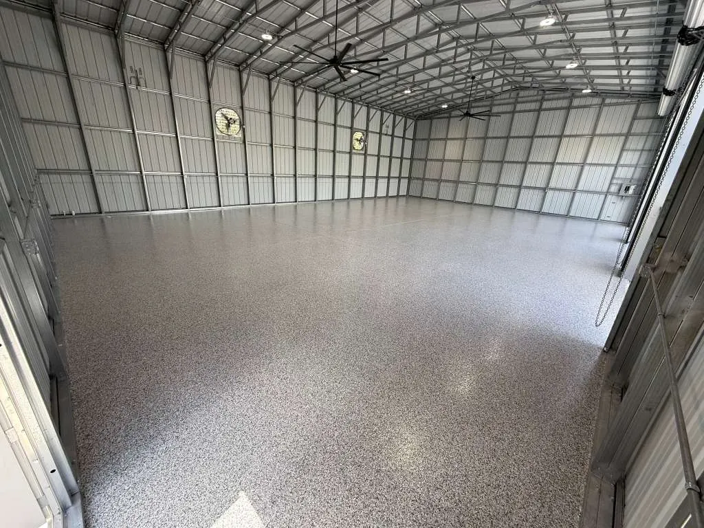 Retail Store Flake Floor Coating Fort Myers FL