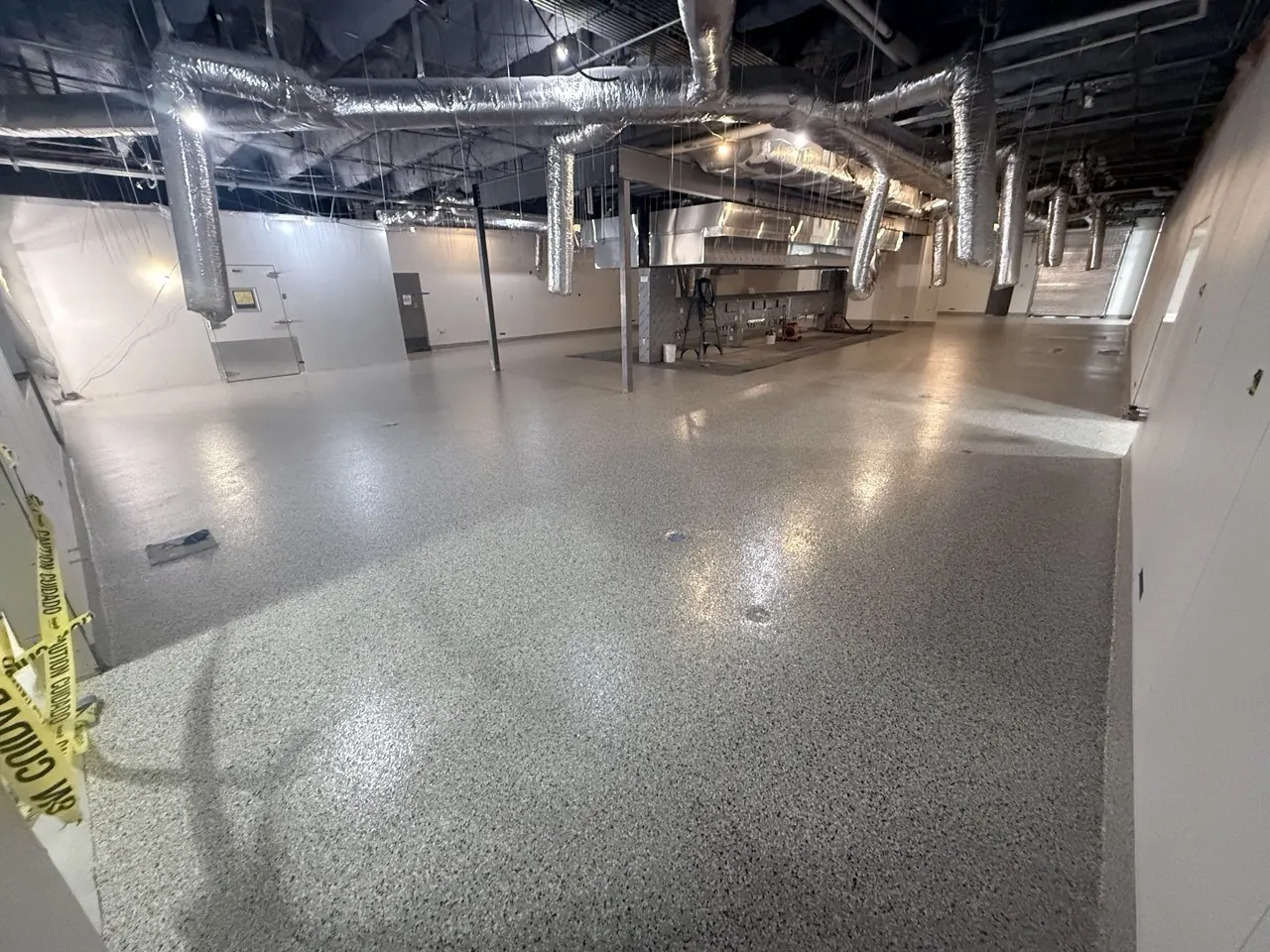 Commercial Kitchen Flake + Urethane Cement - Naples FL