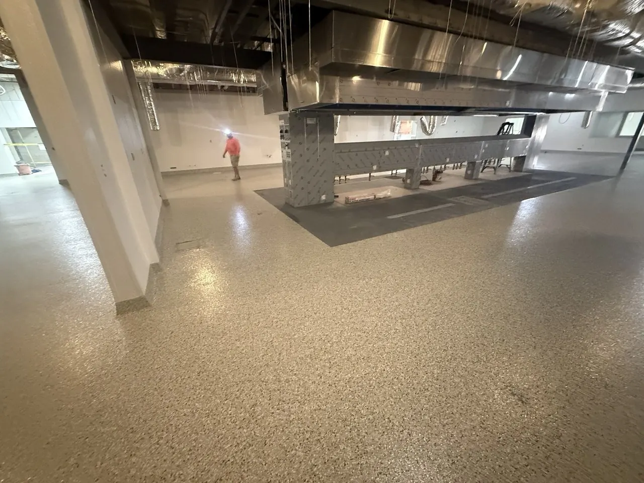 Hood & Hot Line Zone - Commercial Flake Epoxy