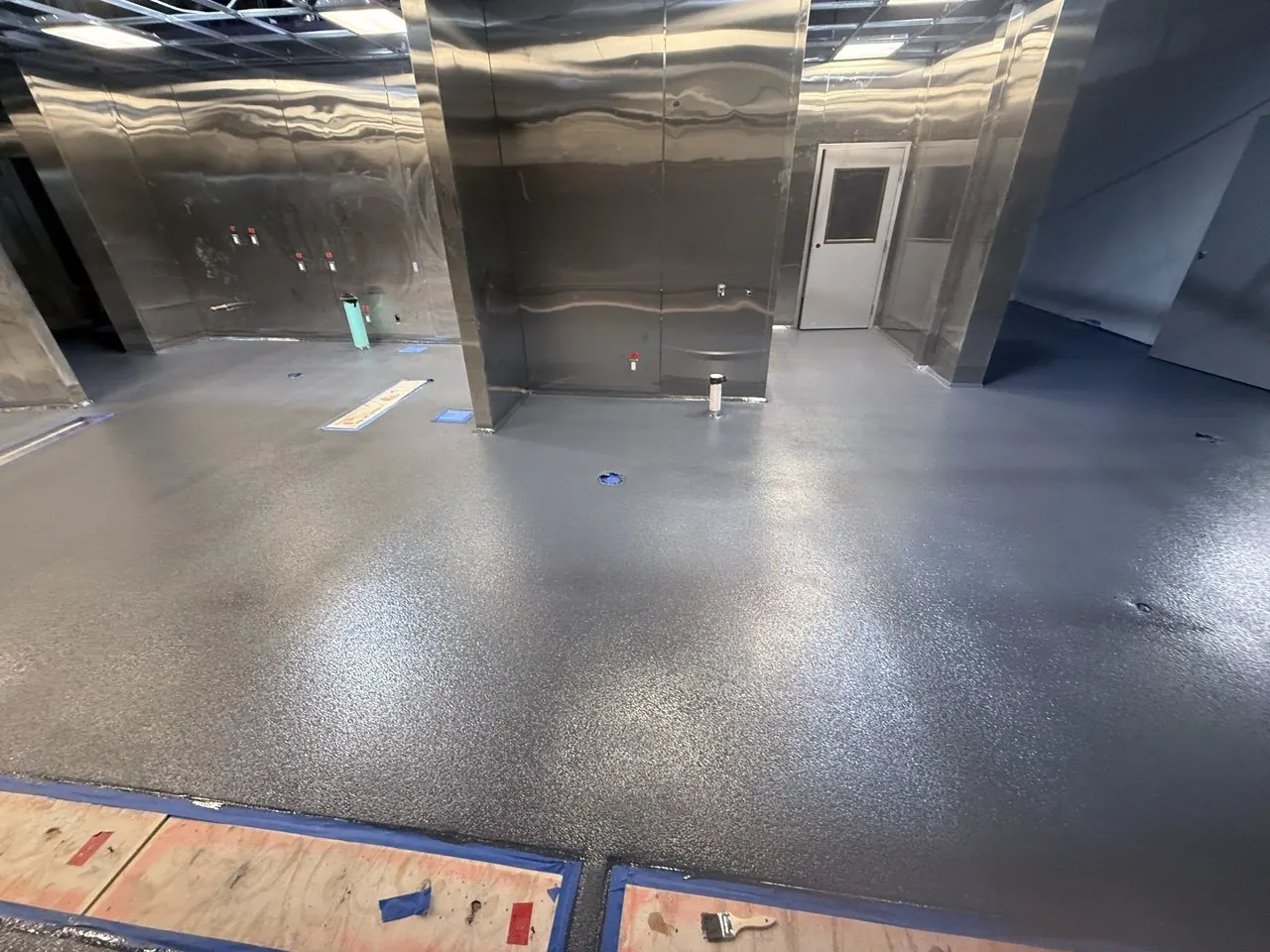 Quartz Floor Detail with Expansion Joint Protection