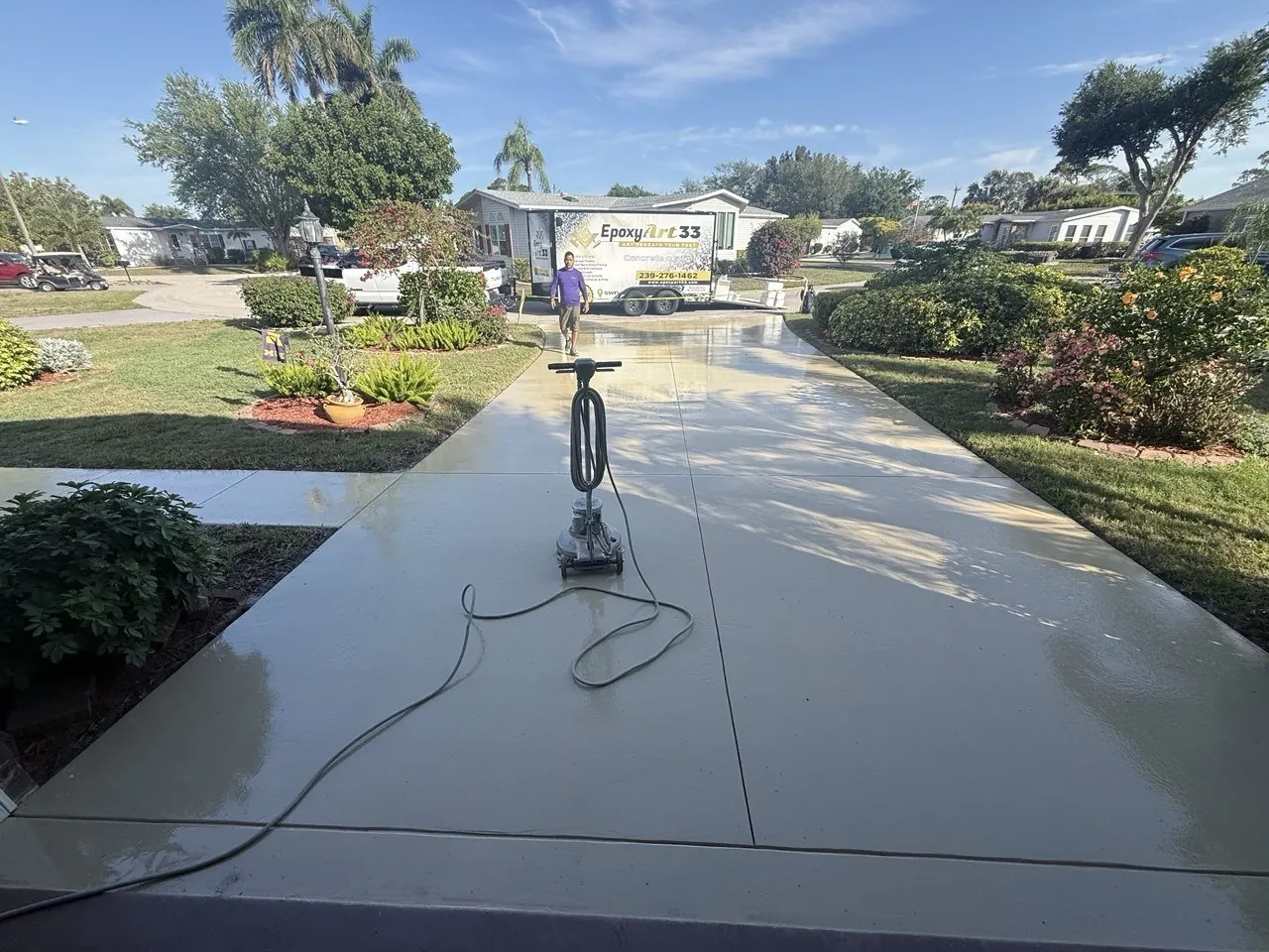 Driveway Primer Coat - Exterior Epoxy System SWFL