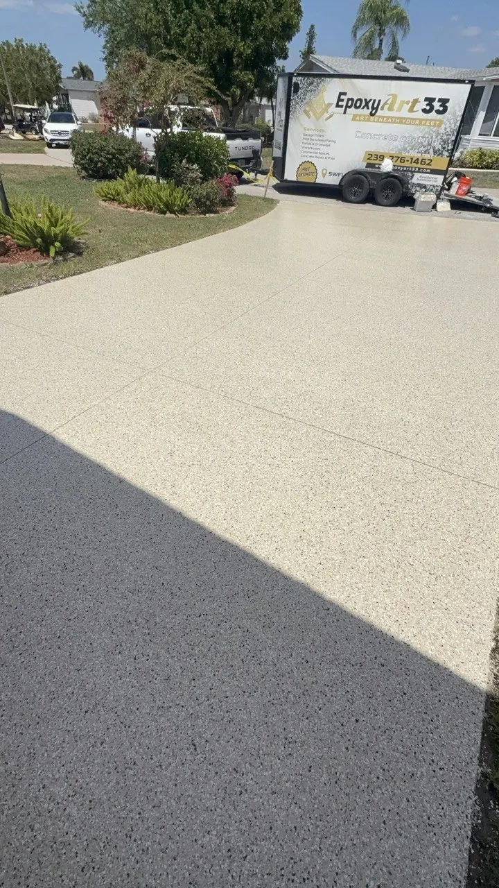 Before & After - Driveway Transformation Naples FL