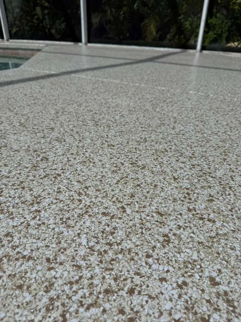 Pool Deck Resurfacing Naples FL - Torginol Flake