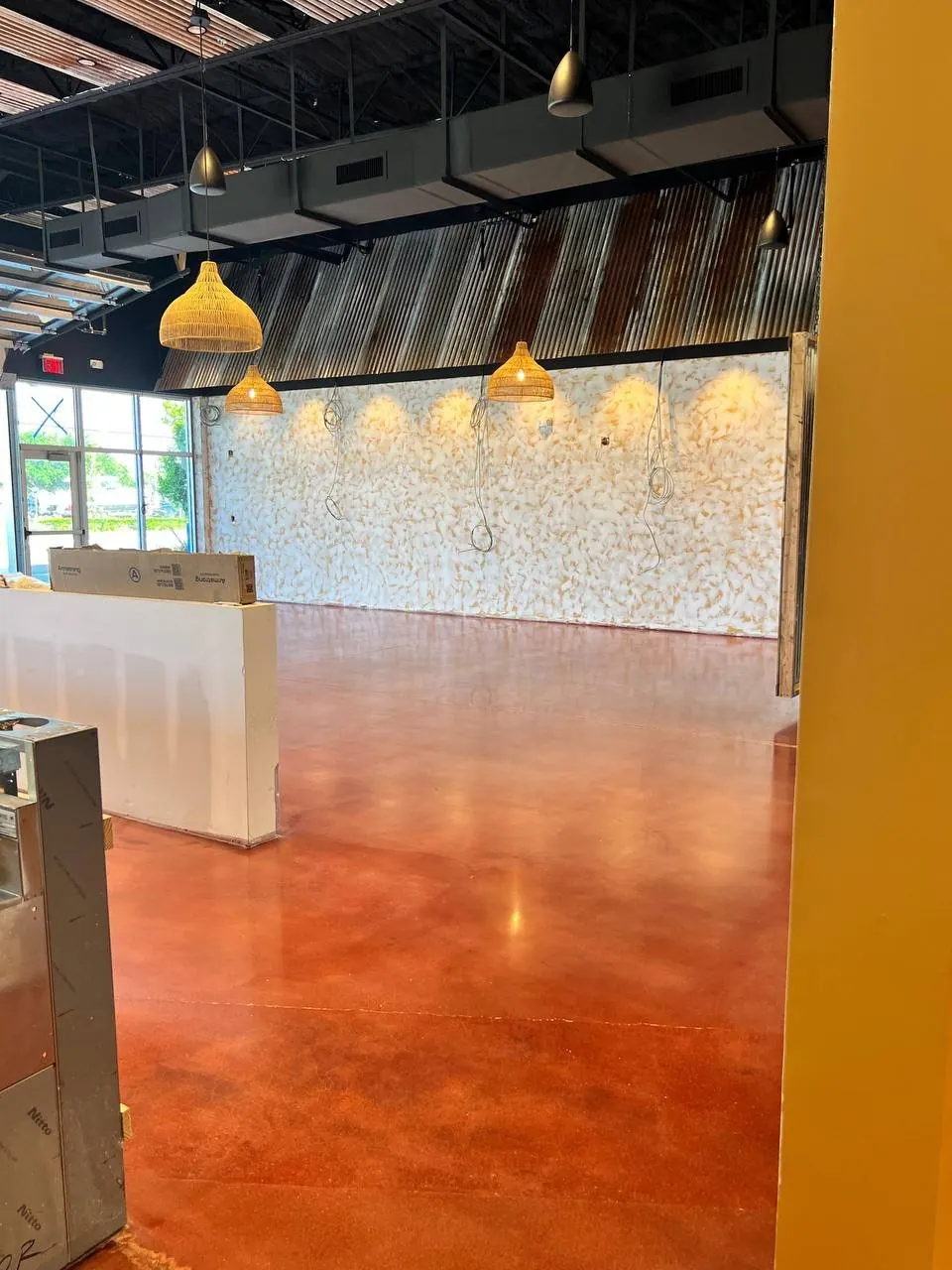 Dining Floor Hero Shot - Polished Concrete Naples