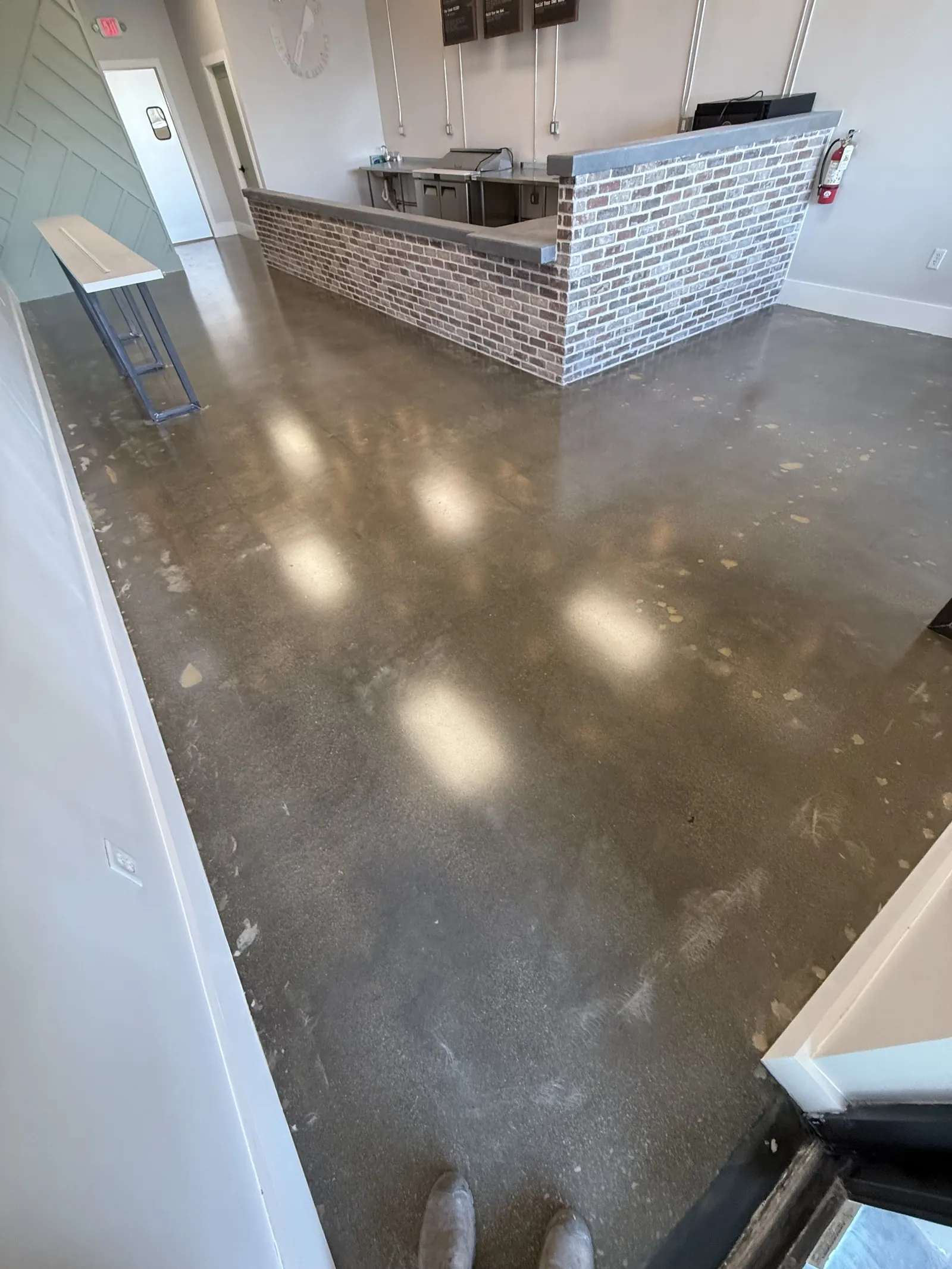 Restaurant Clear Epoxy Dining Area - Naples FL